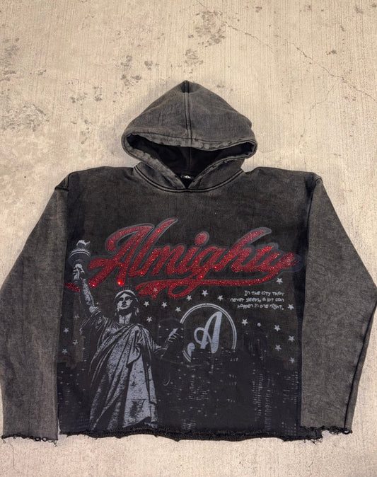 "RUBY RED" The City That Never Sleeps Hoodie