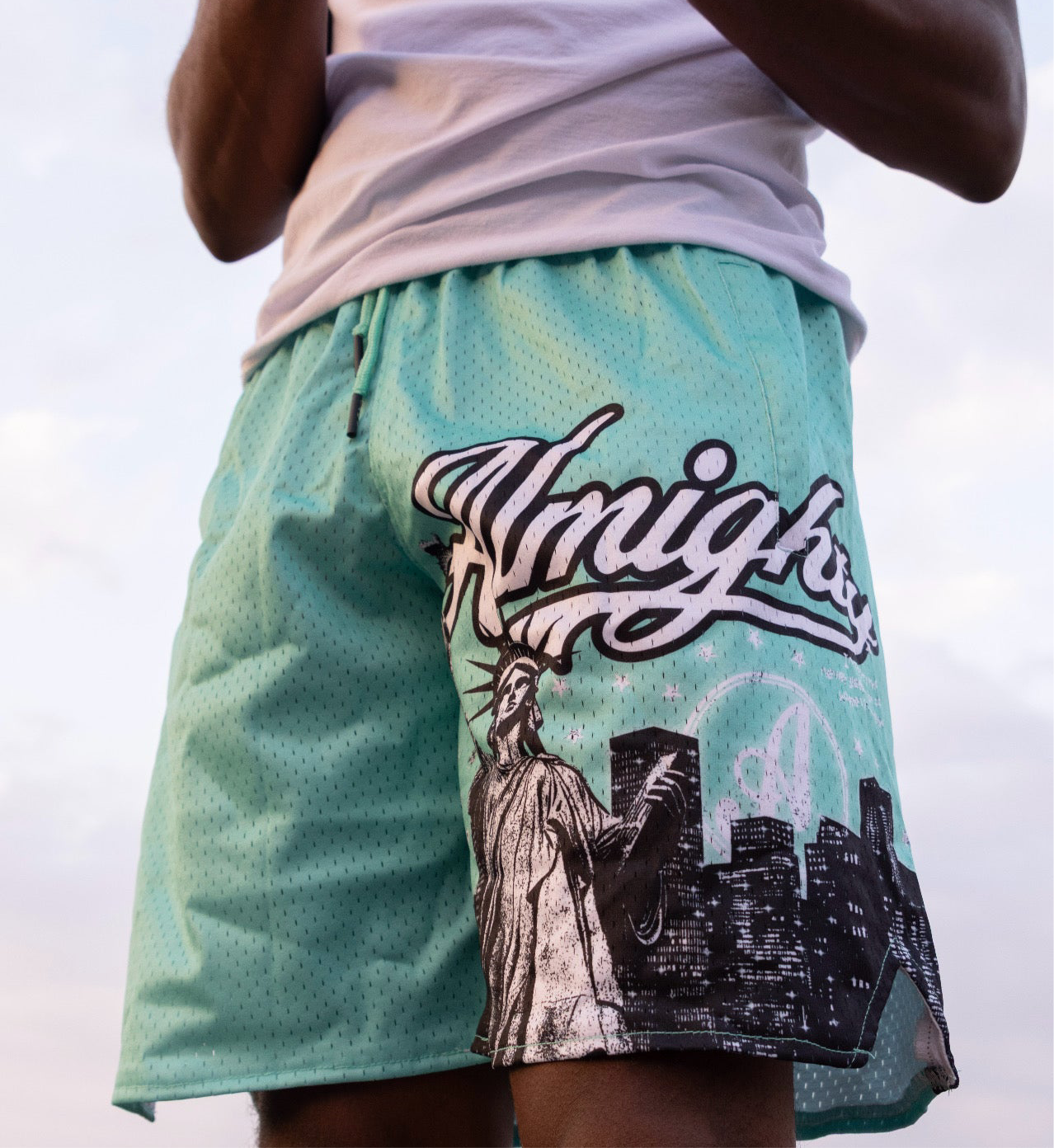 Liberty Green "city that never sleeps" Shorts