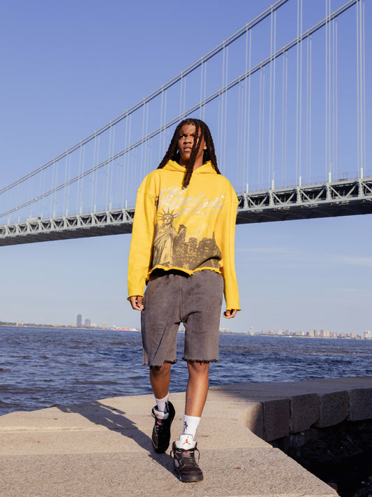 "GOLDENROD YELLOW " The City That Never Sleeps  Hoodie