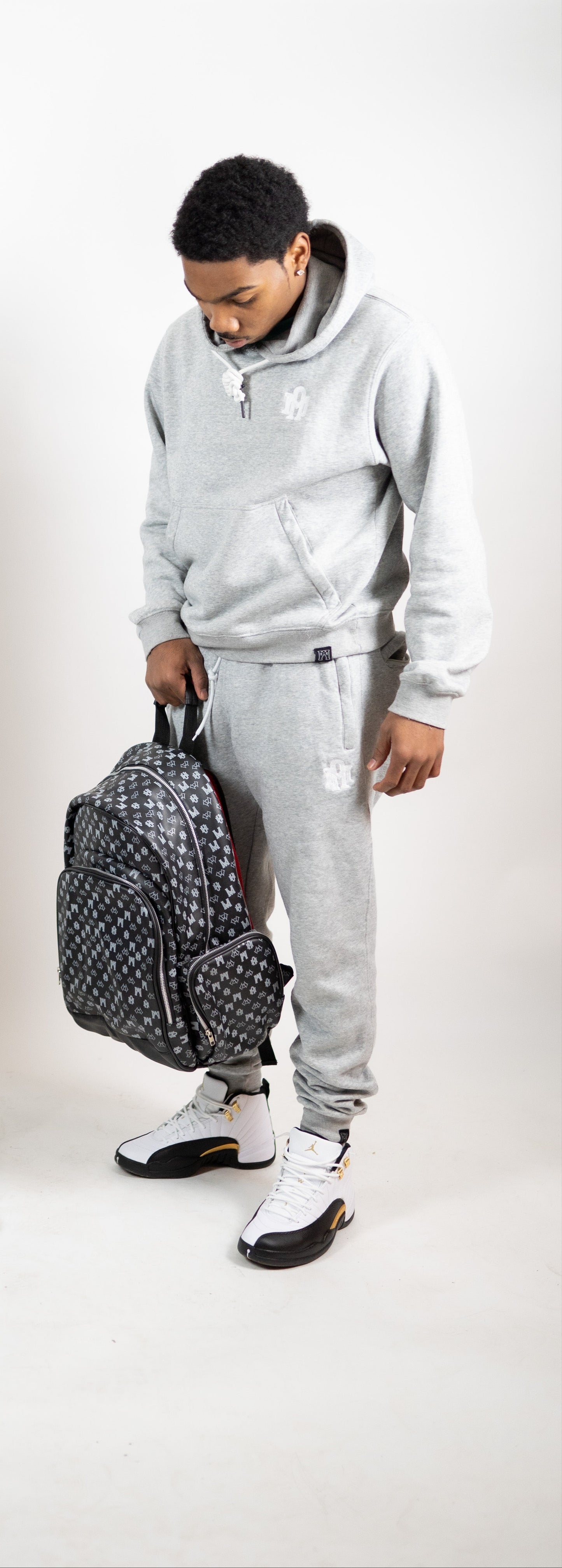 " Grey" Basic Signature Sweatsuit