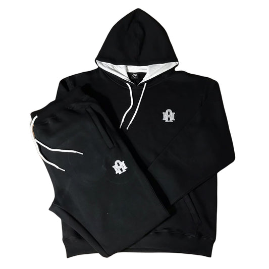 " Black " Basic Signature Sweatsuit