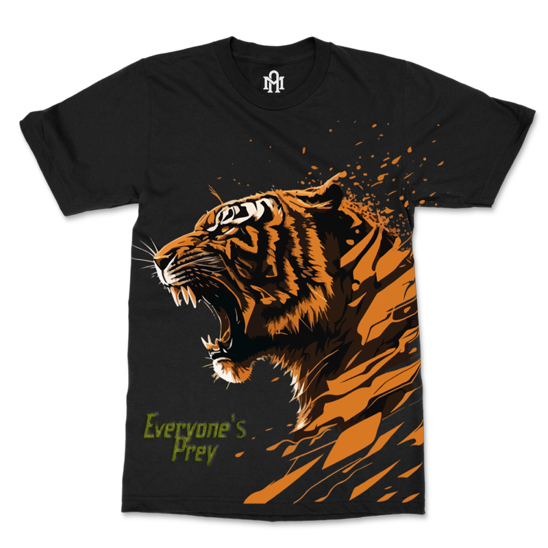 Black "Everyone's Prey " Graphic T-shirt