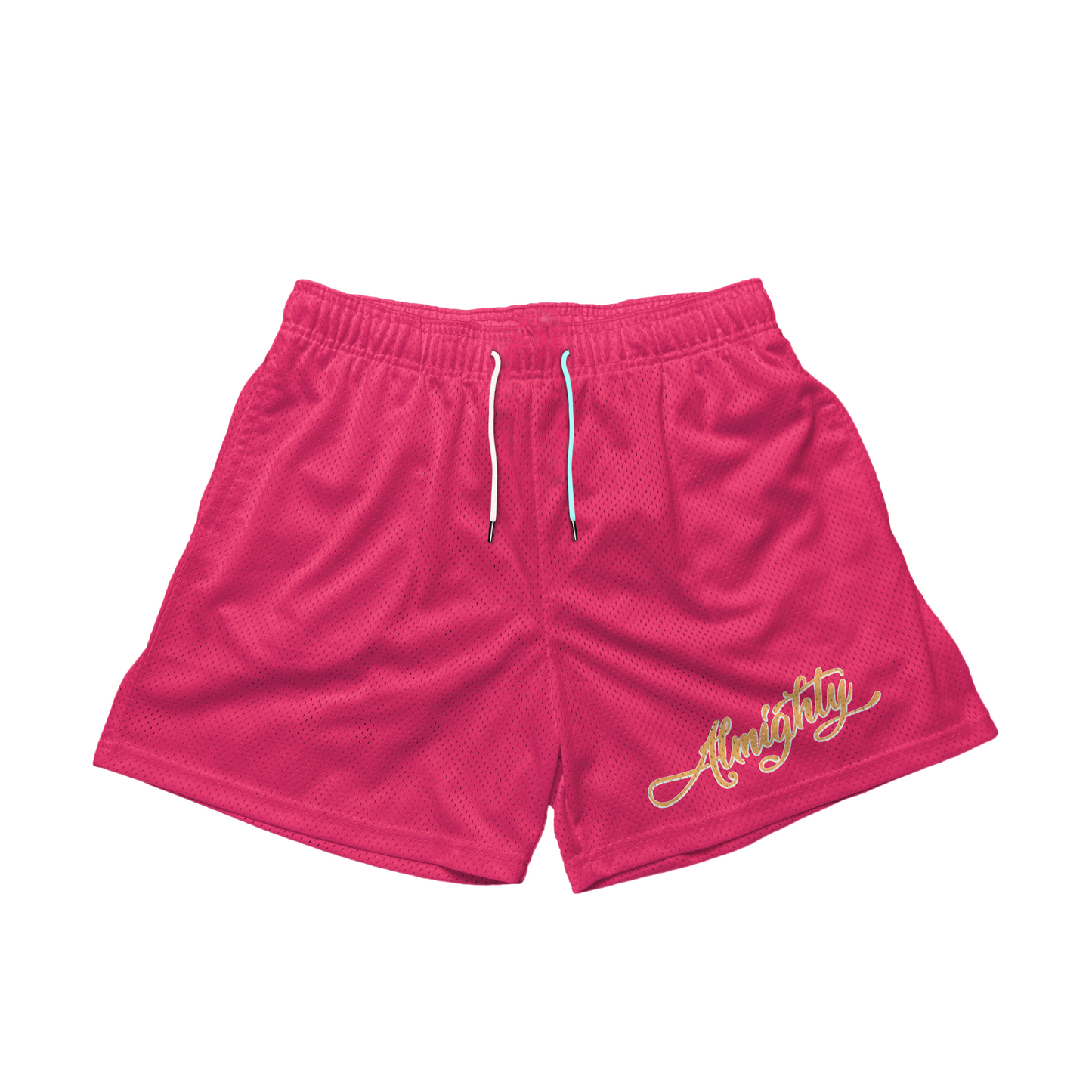 Pink Script Shorts