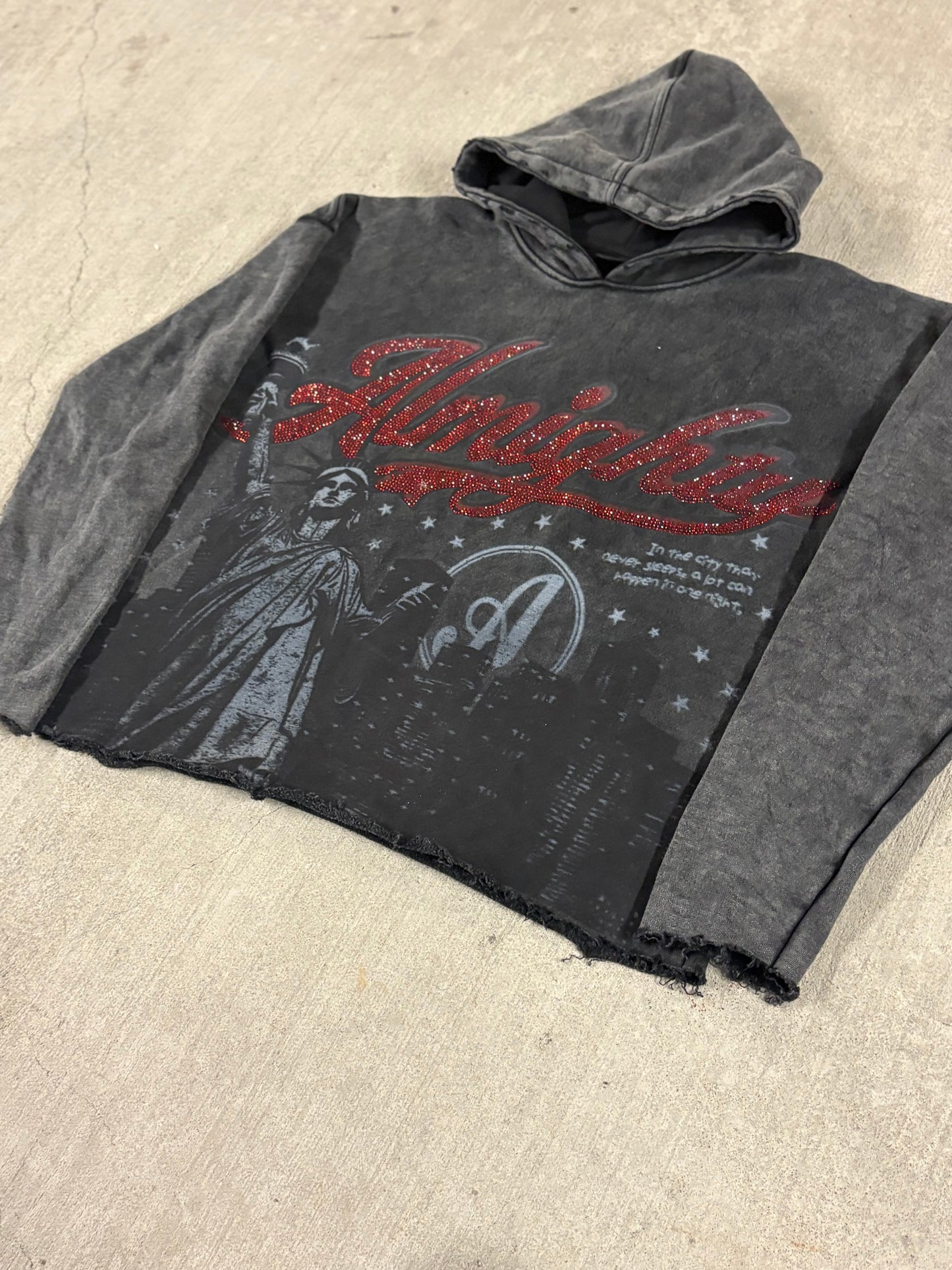 "RUBY RED" The City That Never Sleeps Hoodie