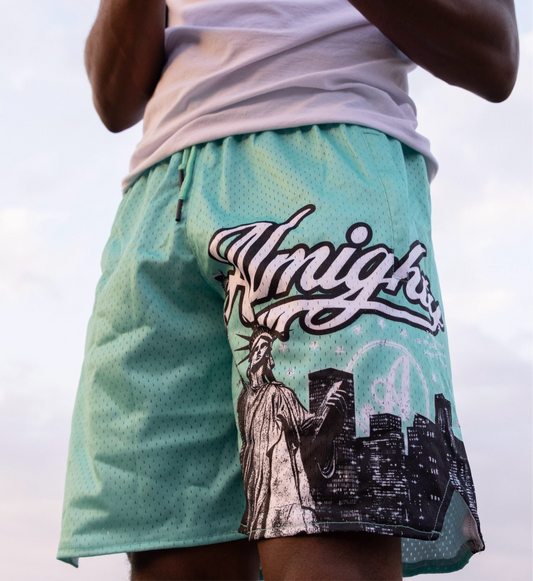 Liberty Green "city that never sleeps" Shorts