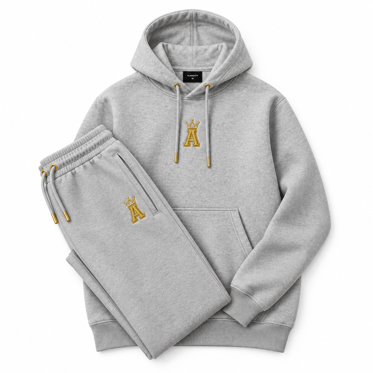 Almighty Prestige Sweatsuit — Heather Grey