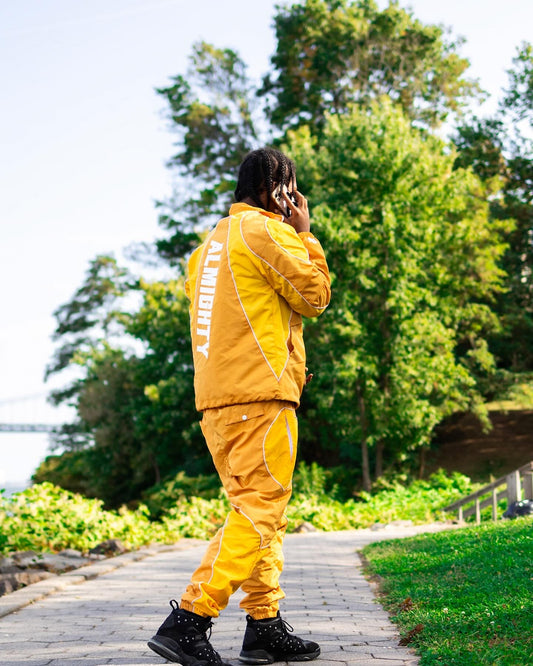 "Canary yellow " Windbreaker set