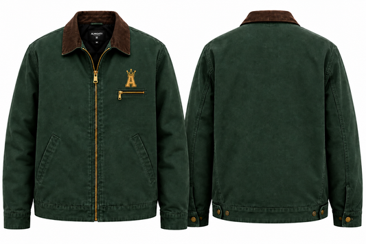 Crown Utility Jacket — Forest Green