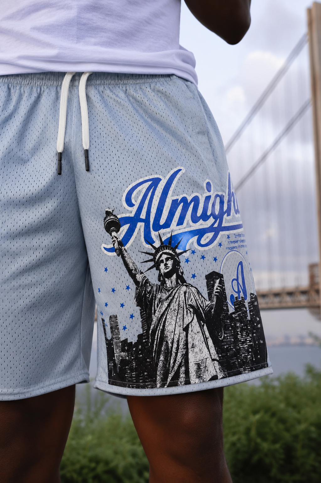 Grey   "city that never sleeps" Shorts