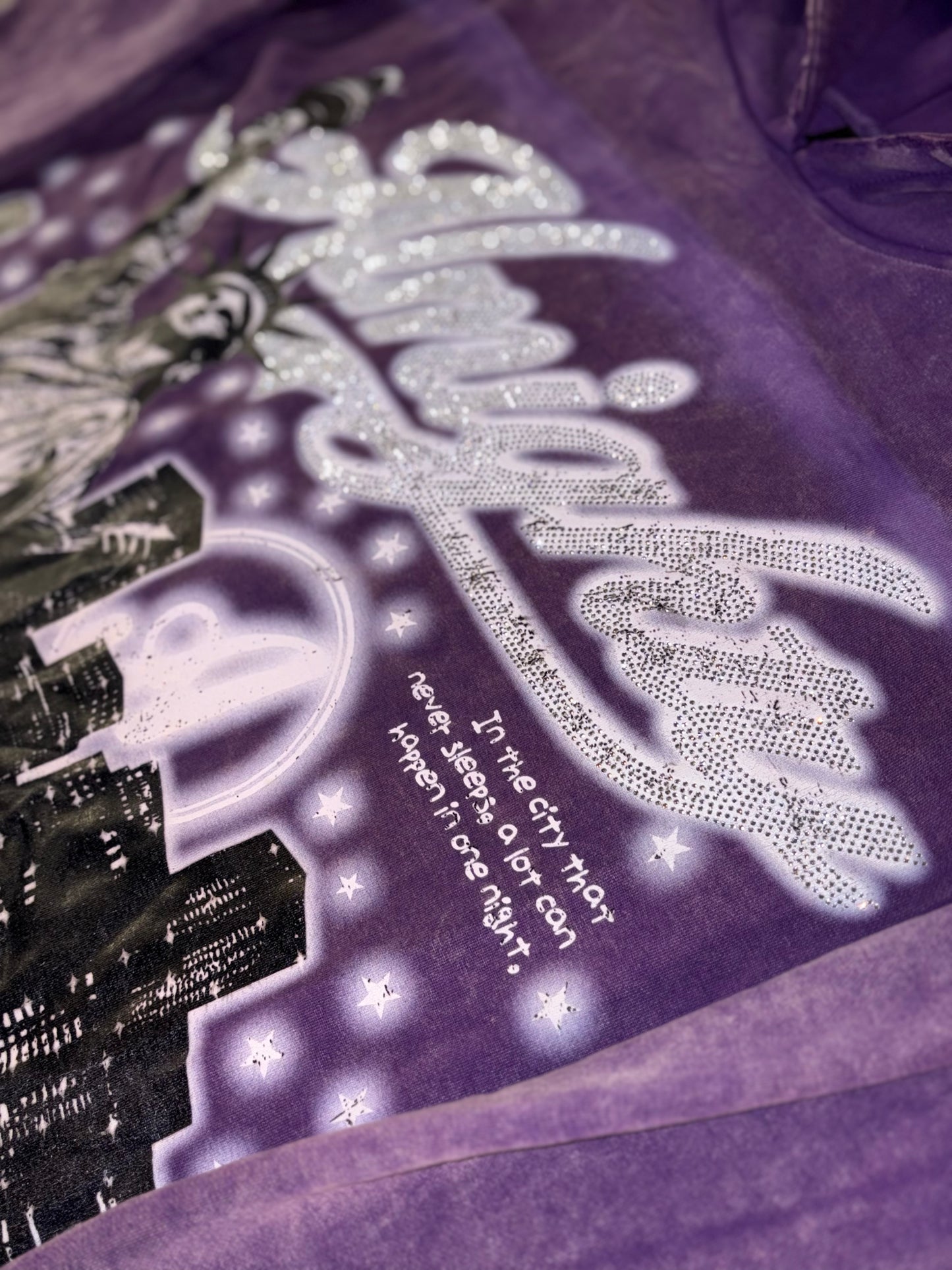"Purple " The City That Never Sleeps  Hoodie