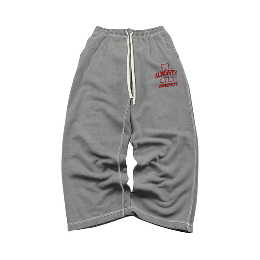 "Grey " Almighty University Wide-Leg Sweatpants