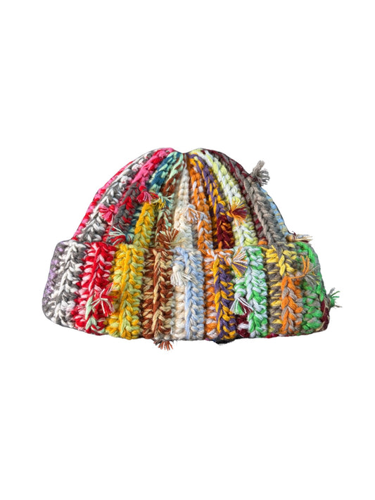 Hand Tied Beanie 'Multicolor'