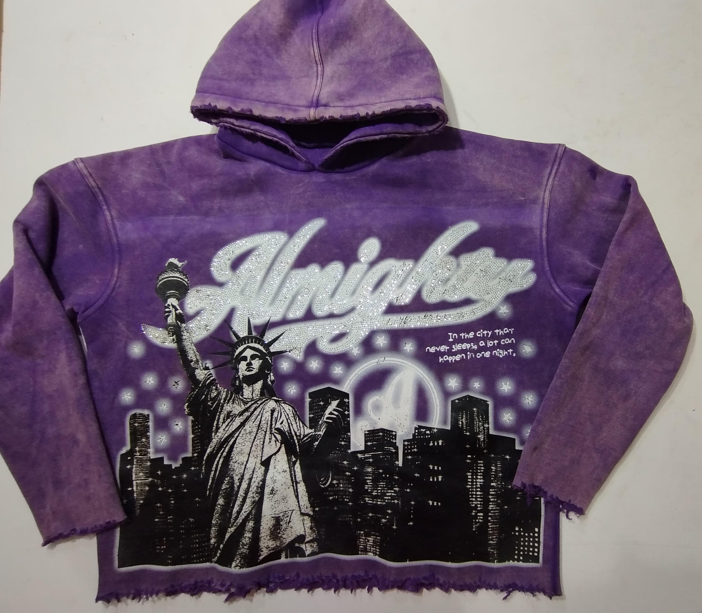 "Purple " The City That Never Sleeps  Hoodie