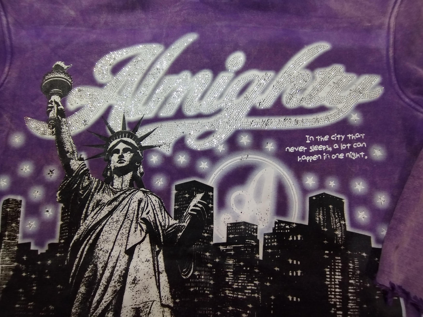 "Purple " The City That Never Sleeps  Hoodie