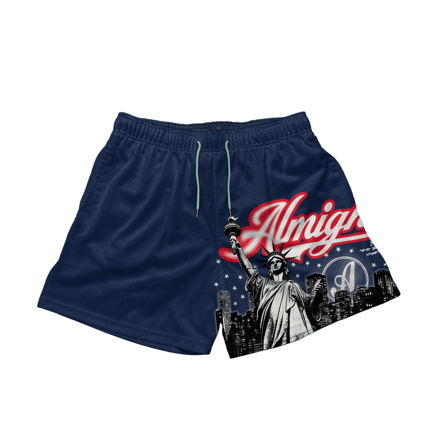 Yankee Blue "city that never sleeps" Shorts